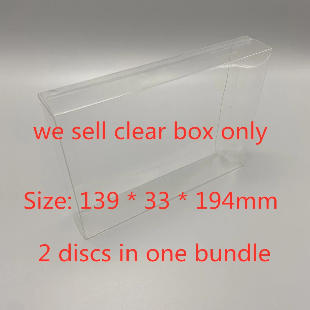 Protector de caja transparente para Nintendo Wii U/We & You Collect Boxes TEP Storage Game Shell vitrina transparente 2 en 1 - imagen 2
