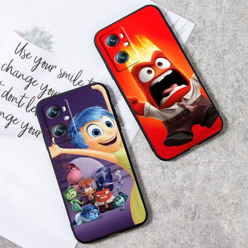 Disney-funda trasera negra para OPPO Find X6, X5, X3, A54S, A5, A94, A16, A53S, A57, A74, A72, A98, A78, A96, A9, 5G - imagen 3