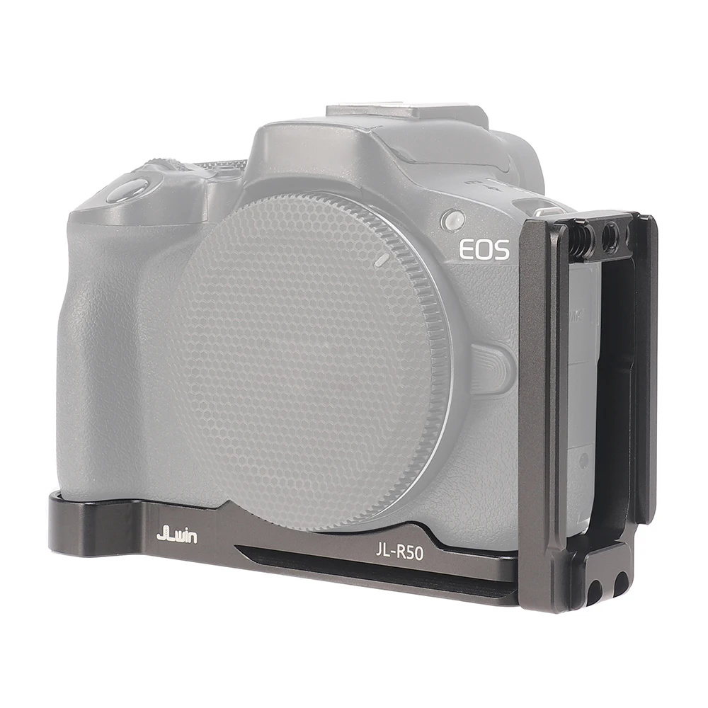 Soporte en L de Metal para Canon EOS R50 Vlogging, Kit de trípode, soporte de placa en L, agarre de mano, placa QR, accesorios para cámara de fotografía - imagen 5