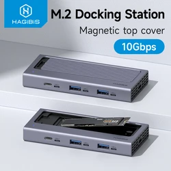 Hagibis M.2 SSD USB-C con hub magnético Thunderbolt 4/3 para Mac