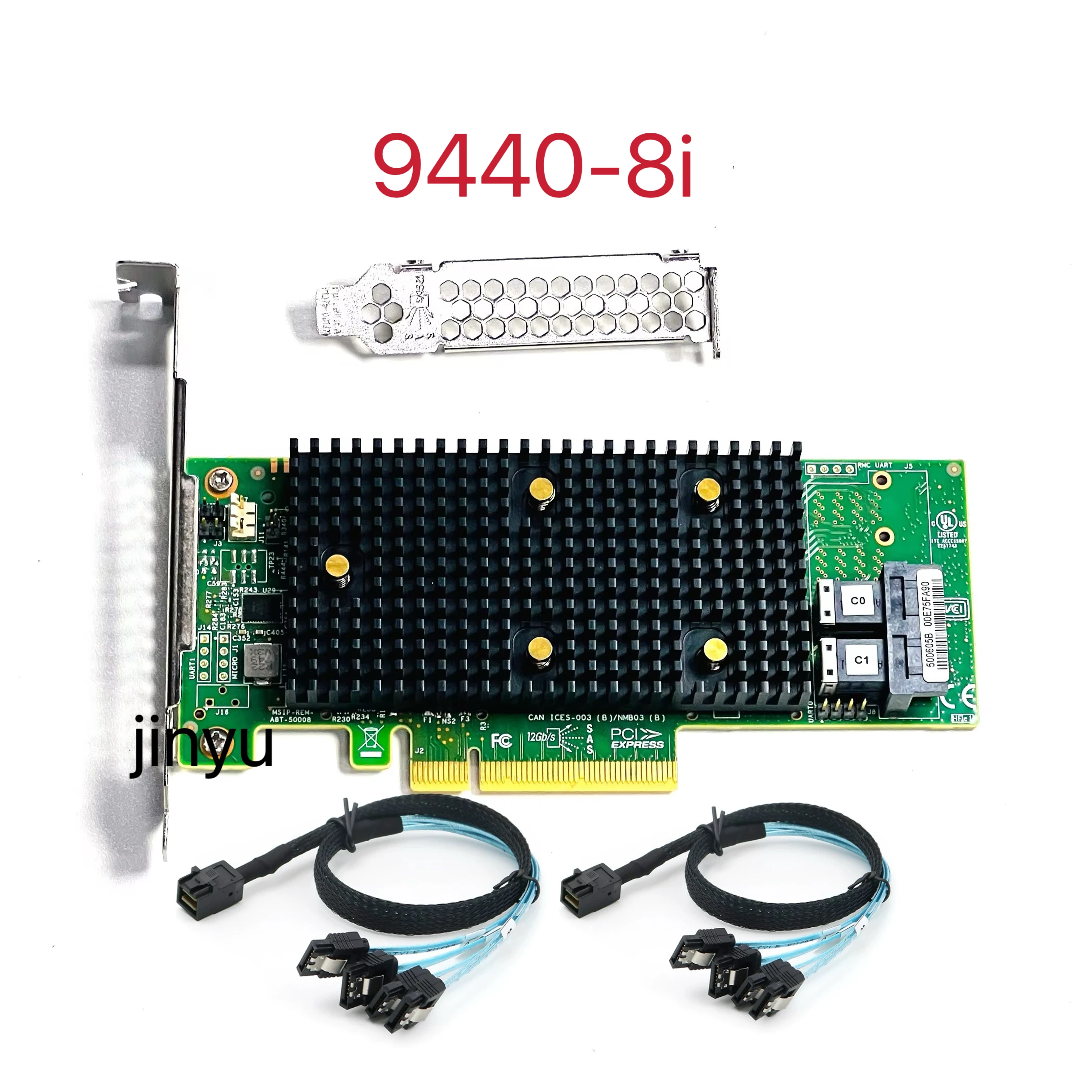 Broadcom MegaRAID 9440-8I RAID 0/1/10/5 SAS/SATA/NVMe PCIe 3,1 x8 12Gbps tarjeta RAID LSI SAS3408 + 2 * SFF-8643 SATA CALBE