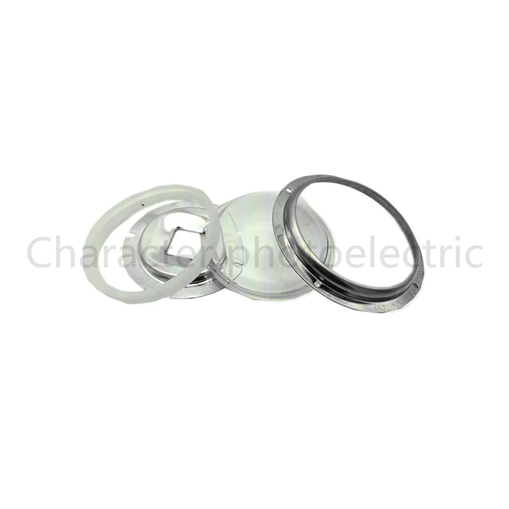 Lente cóncava impermeable de vidrio óptico de 100MM, lente LED de alta potencia 4 en 1 juegos para lámpara LED de 20W 30W 50W 100W - imagen 4
