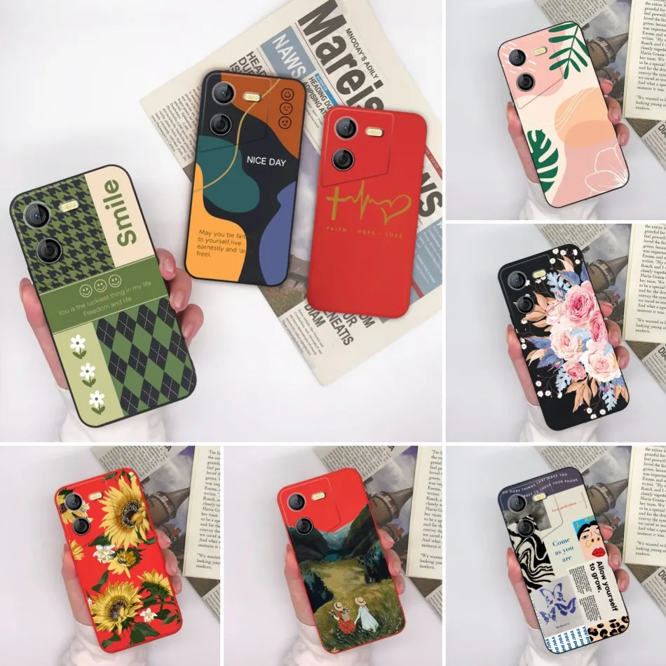 Funda para Tecno Pova 5 Pro, carcasa protectora de silicona suave con patrón rómbico, anticaída, para Tecno Pova5