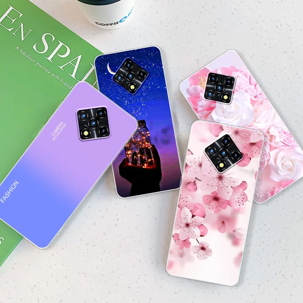 Fundas para Infinix Zero 8, Funda de teléfono con estampado de silicona suave y transparente, a la moda, para Infinix Zero 8i Coque - imagen 5