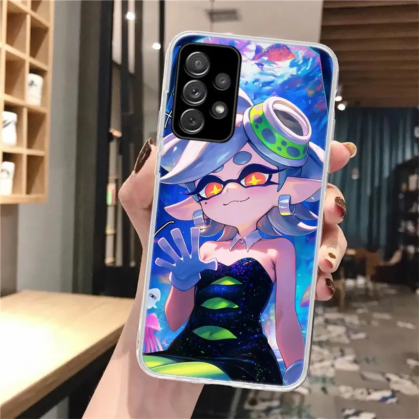 Juego S-Splatoons funda de teléfono de silicona para Samsung Galaxy A52 A51 A50S A42 A32 A22 A12 A02S A30S A20S A10S A41 A31 A21S A40 A30 A70 - imagen 2