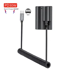 Adaptador Dummy Fujifilm NP-W235 USB-C para X-T4 y GFX