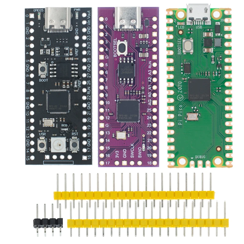 Raspberry Pi Pico Board RP2040 Microordenadores de baja potencia ARM de doble núcleo 264KB Procesador Cortex-M0+ de alto rendimiento