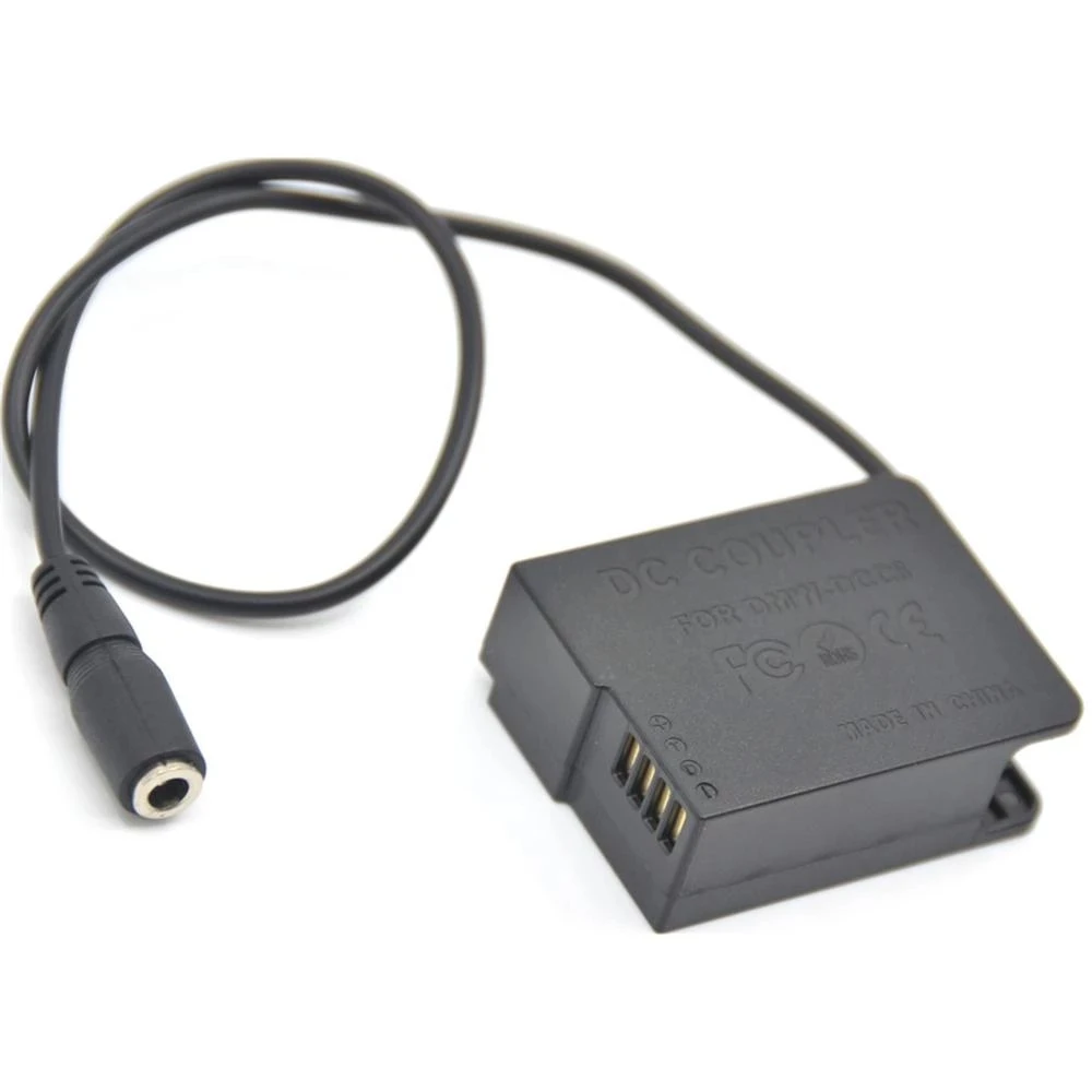 DMW-BLC12 BLC12E BLC12PP batería simulada acoplador DCC8 apto para Panasonic DMC FZ2500 FZ2000 FZ200 FZ300 G7 G6 G5 GX8 G80 G81 G85 GH2