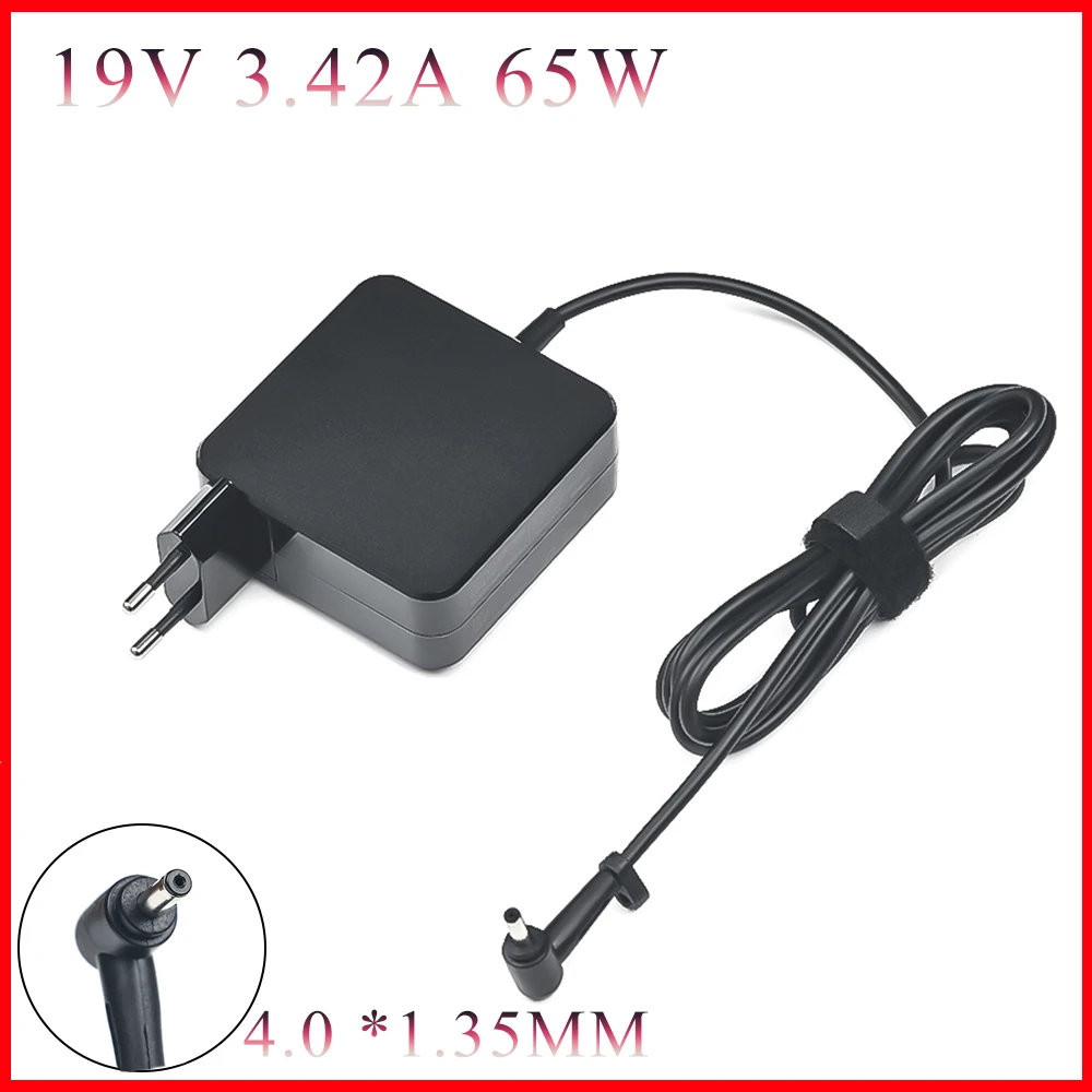 Adaptador de corriente para ordenador portátil Asus Zenbook UX32VD UX305CA ux31a x201e ux305f s200e ADP-65DW, 19V, 3.42A, 65W, 4,0x1,35
