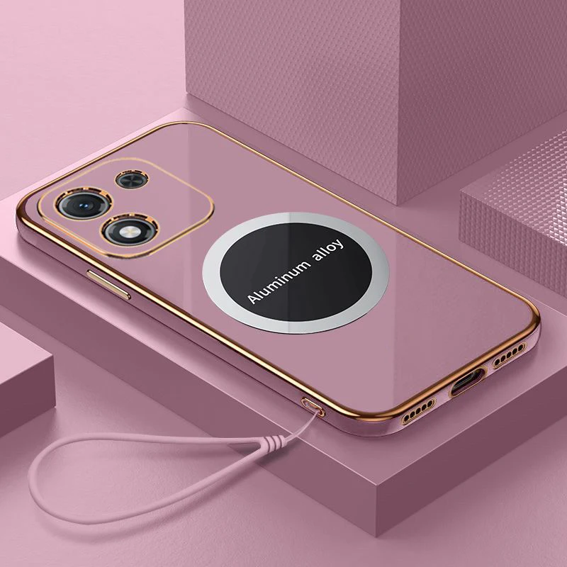 Para Xiaomi Poco M7 Pro 5G funda de teléfono Poco C71 Redmi A5 funda M7 Pro revestimiento de lujo a prueba de golpes funda trasera de silicona Fundas - imagen 2