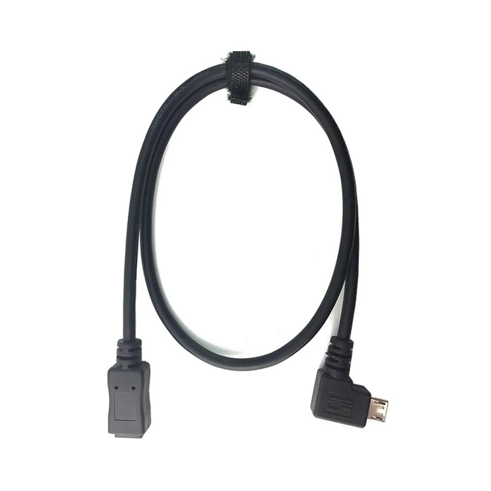Android 0,5 M Micro USB 2.0 90 Cable hembra macho curvo izquierdo degradado, adecuado para tabletas, extensión MHL OTG - imagen 3