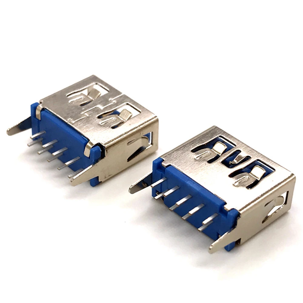 Conector hembra USB 3,0, 10 piezas, 10,5, cuerpo corto, 3,0, transmisión de alta velocidad, interfaz de enchufe de 180 grados - imagen 3