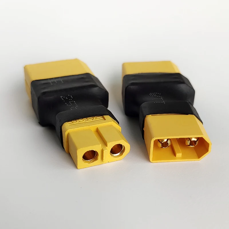 Adaptador XT60 macho/hembra a XT90, adaptador de conversión de conector macho/hembra para piezas de Control de batería Lipo RC DIY, 1/5/10 Uds. - imagen 5