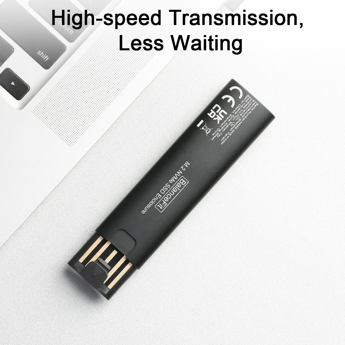 Caja SSD M.2 NVMe, USB 3.1 Gen 2 a NVME M-Key/(B+M) Caja externa de unidad de estado sólido, para SSD 2230/2242 /2260/2280 - imagen 4