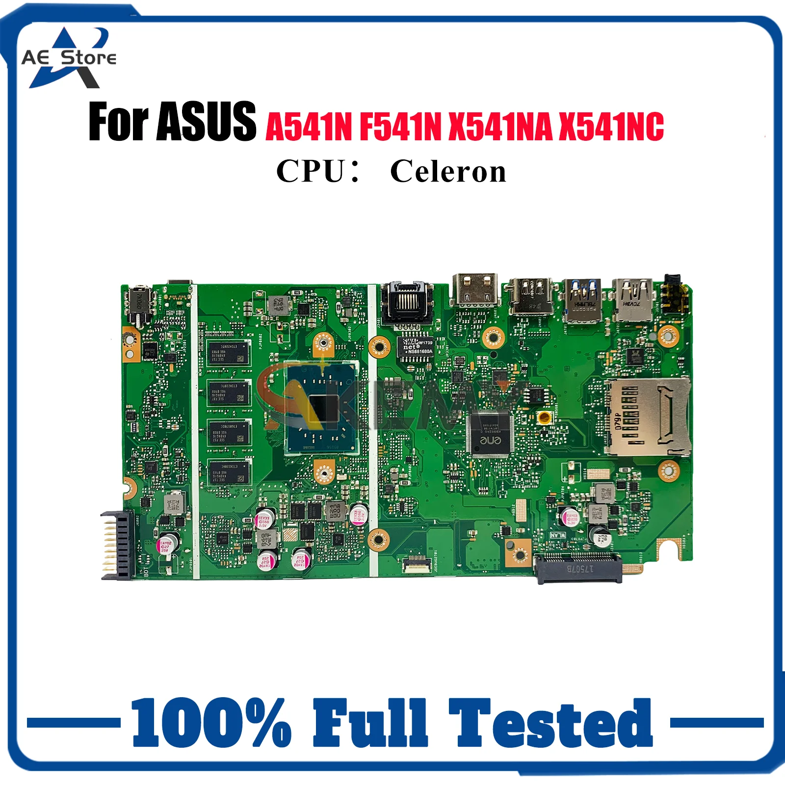 Placa base para ordenador portátil X541NA para ASUS VivoBook A541N R541N X541NA A541N X541NC F541N X541N placa base para portátil con CPU Celeron stk