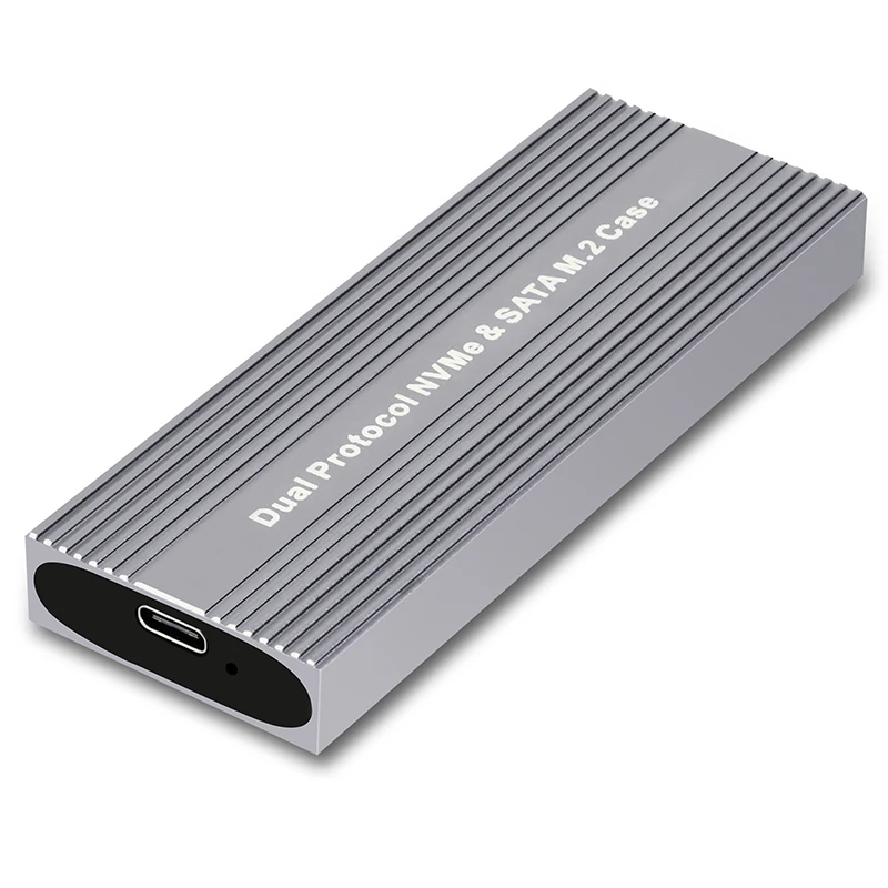 Carcasa SSD M.2 NVMe/SATA USB-C Gen2 JMS581D Dual Protocolo - imagen 5