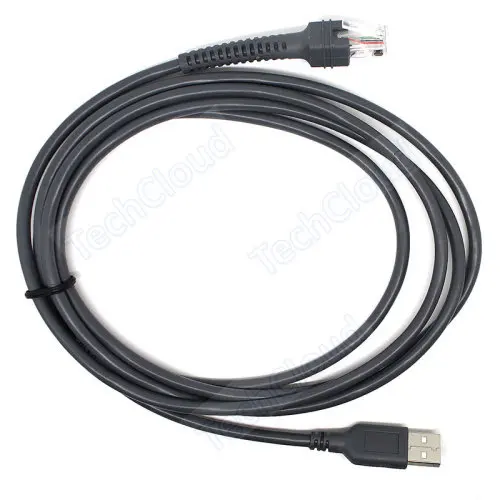 Cable USB para escáner de código de barras, símbolo de 2M, LS1203 LS2208 LS4208 LS3008 CBA-U01-S07ZAR, repuesto para Zebra Ds2278 3578 4608, venta al por mayor - imagen 2