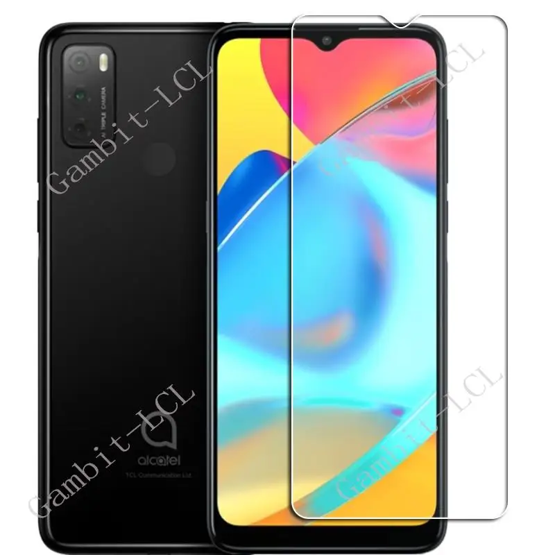 2 uds para Alcatel 3X (2019) 5048Y, 5048A 6,52 "HD Protector de vidrio templado en Alcatel3X 2020 5061U cubierta de película protectora de pantalla - imagen 2