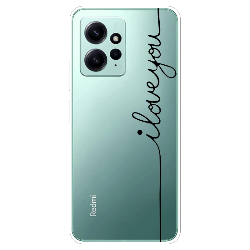 Funda de silicona TPU para Xiaomi Redmi Note 12, carcasa transparente con dibujos animados, 4G, 2023 - imagen 4