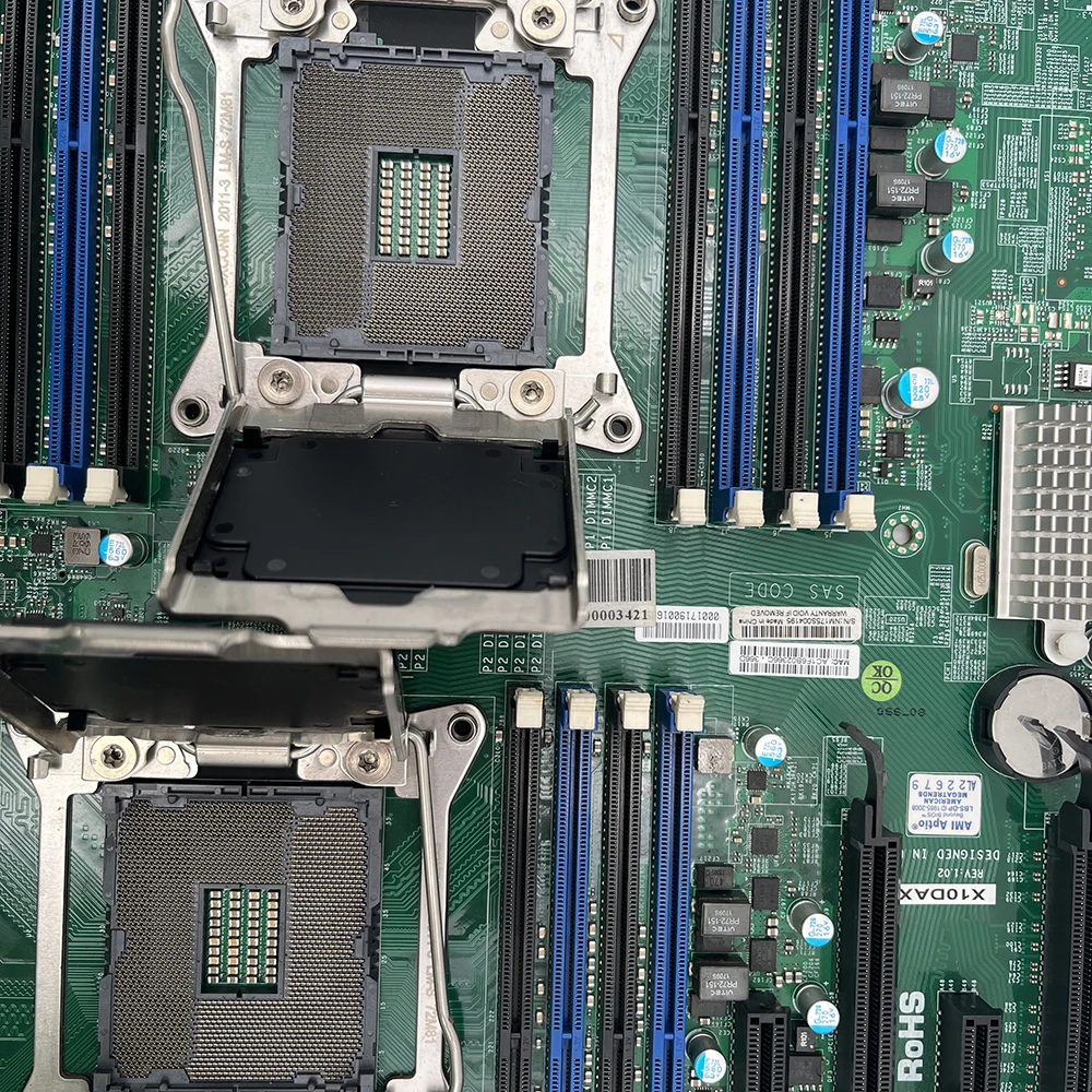 Original Dual Socket R3 (LGA 2011) compatible con procesador Xeon E5-2600 v4/v3 placa base de estación de trabajo familiar X10DAX - imagen 5
