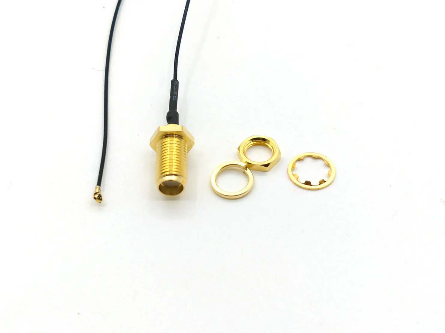 Adaptador hembra SMA a MHF4 IPEX, conector IPX RF, Cable Pigtail para tarjeta Mini PCI de 100mm, placa WIFI Intel, novedad de 1,13 piezas - imagen 4