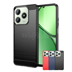 Realme C61 – Funda TPU de Fibra de Carbono Antigolpes