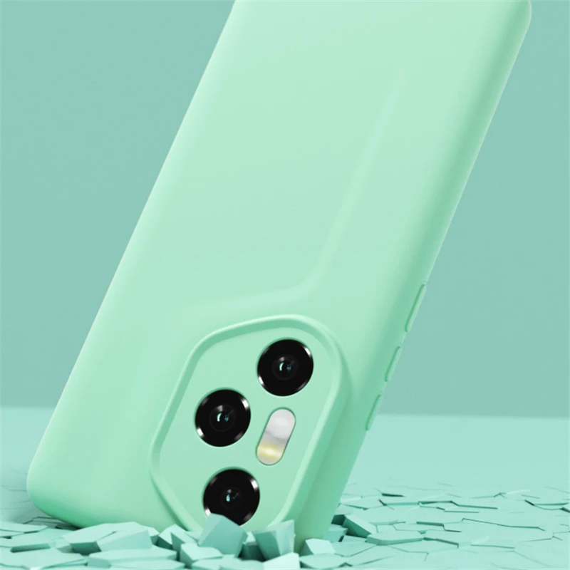 Funda de silicona líquida para Magsafe, funda de Color sólido con carga inalámbrica magnética a prueba de golpes para Huawei Honor 300 200 Pro 90 70 50 - imagen 3