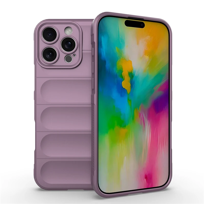 Funda protectora de silicona TPU para iPhone 16 Pro Max, carcasa de goma a prueba de golpes - imagen 5