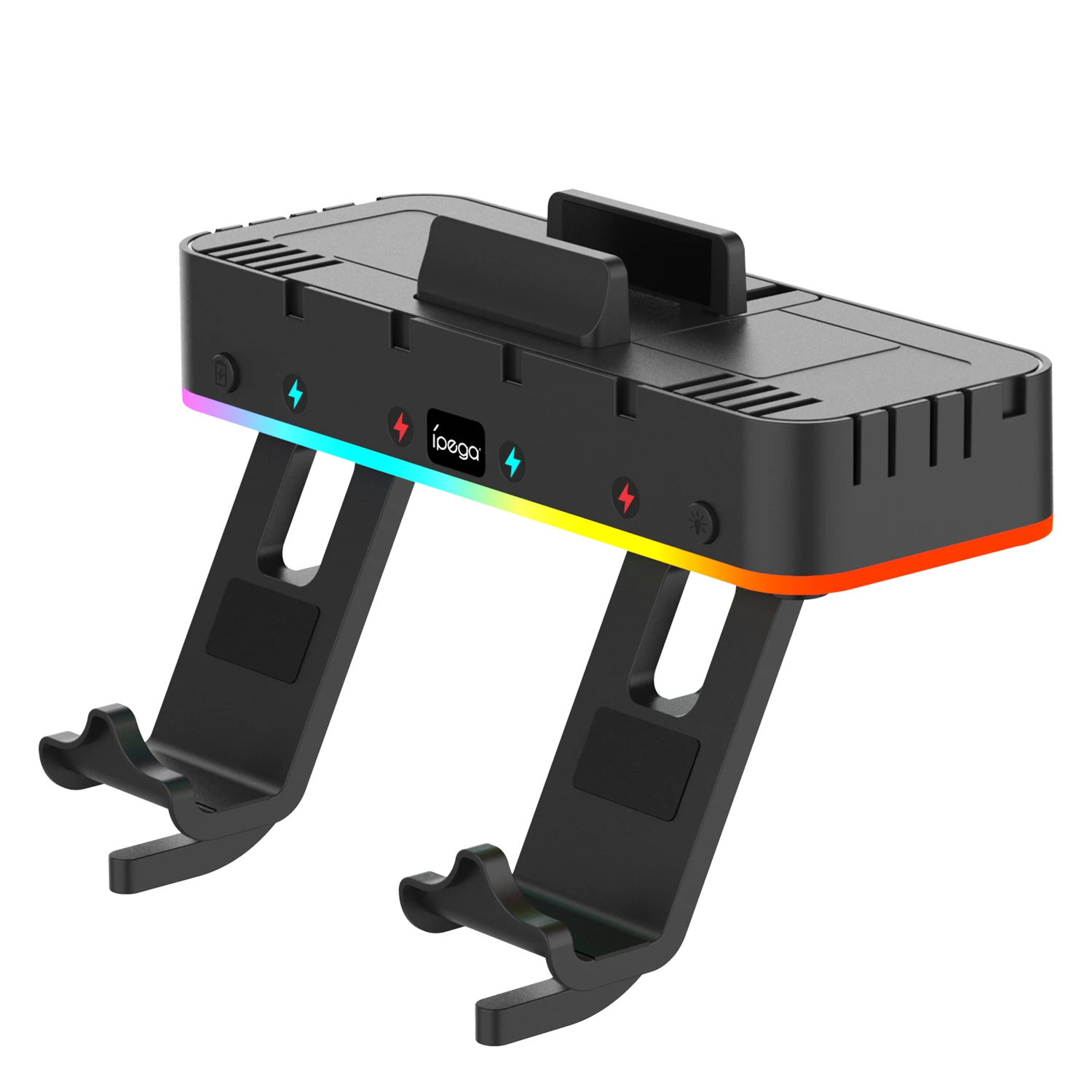IPEGA PG-SW107 Soporte de pared para interruptor RGB con cargador Joy-Con, soporte para interruptor para Nintendo Switch / OLED con organizador de interruptor - imagen 4