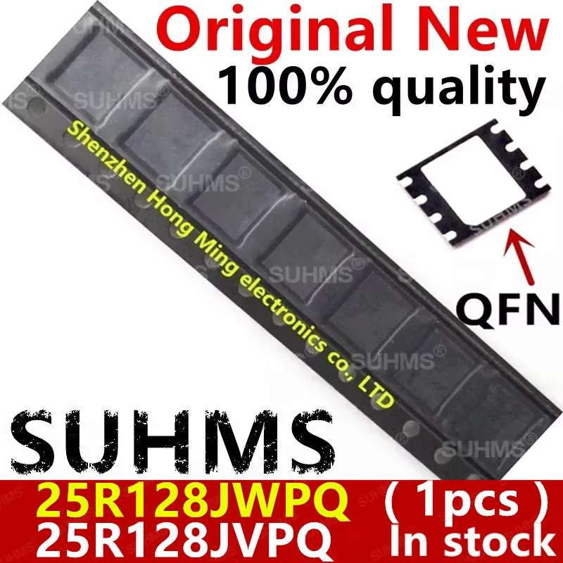 (1 pieza) 100% nuevo 25R128JWPQ W25R128JWPQ W25R128JWPIQ 25R128JVPQ W25R128JVPQ W25R128JVPIQ QFN-8