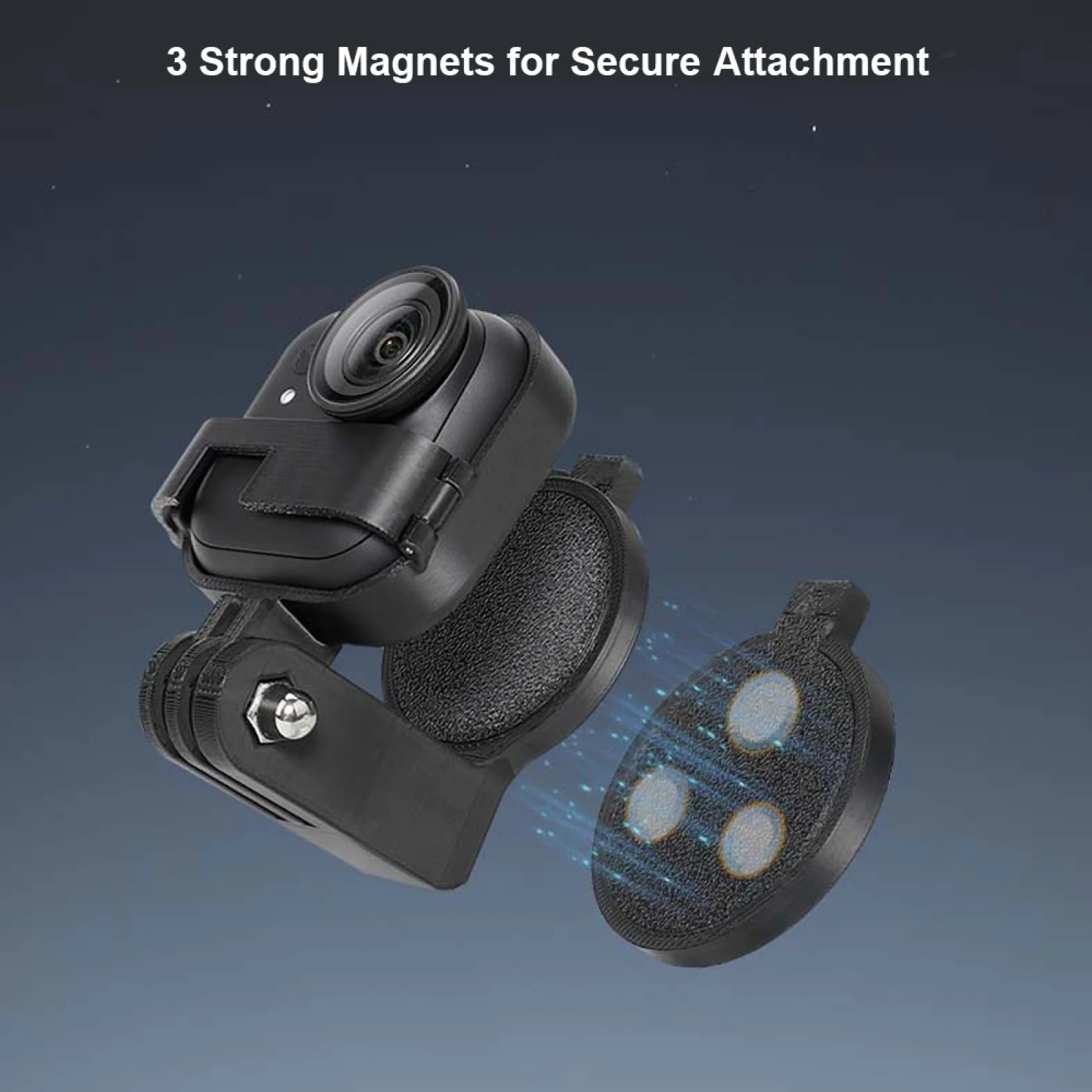 Soporte de montaje con correa magnética ajustable para el cuello para cámara Insta360 Go Ultra, soporte de mesa manos libres con liberación rápida - imagen 5