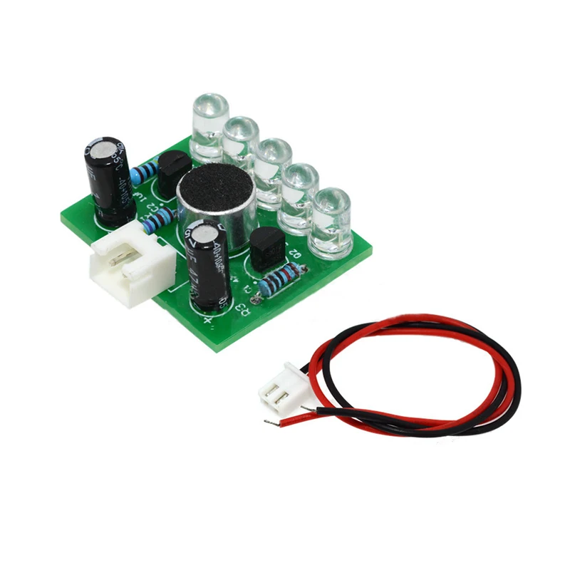 Kit divertido electrónico con Control de voz, lámpara de melodía LED, Suite de producción DIY, Kits electrónicos de aprendizaje, laboratorio PCB - imagen 2