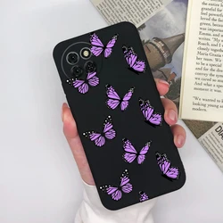 Funda Silicona Mate ITEL S23 Plus – Golpes Mariposa Amor