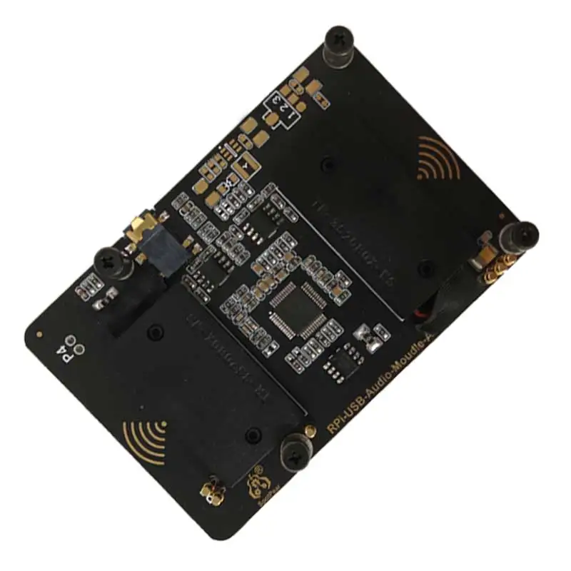 Módulo de tarjeta de sonido de Audio Raspberry Pi5, opción de altavoz zumbador con conector para auriculares para sombrero de Audio USB Pi 5 / PI4 - imagen 2