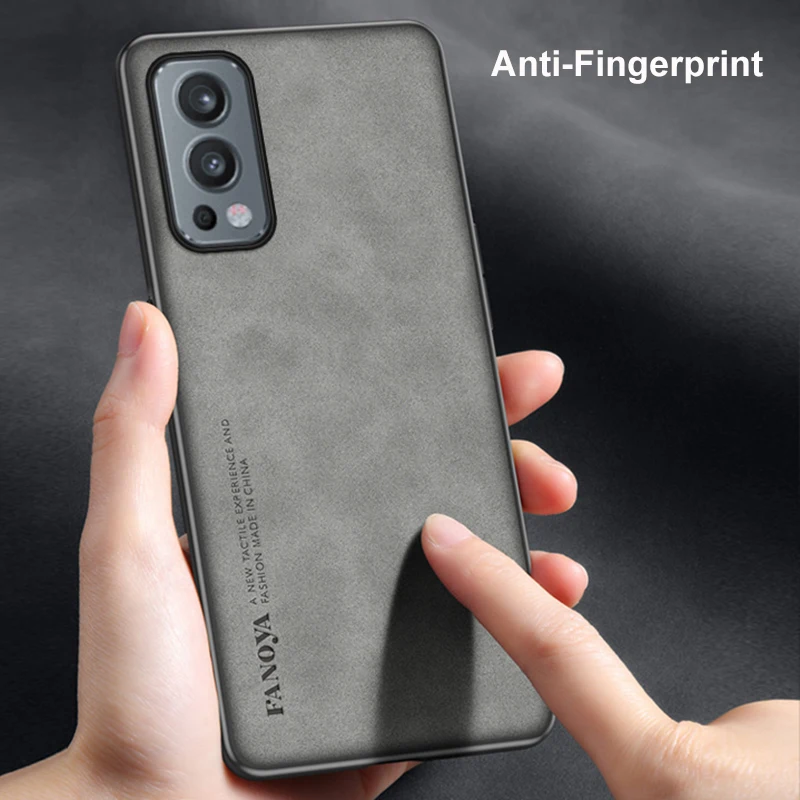 Funda de cuero PU de lujo para OnePlus Nord 2 2T 5G, funda de silicona mate, protección de teléfono para OnePlus Nord N100 N20 N200 Coque - imagen 5