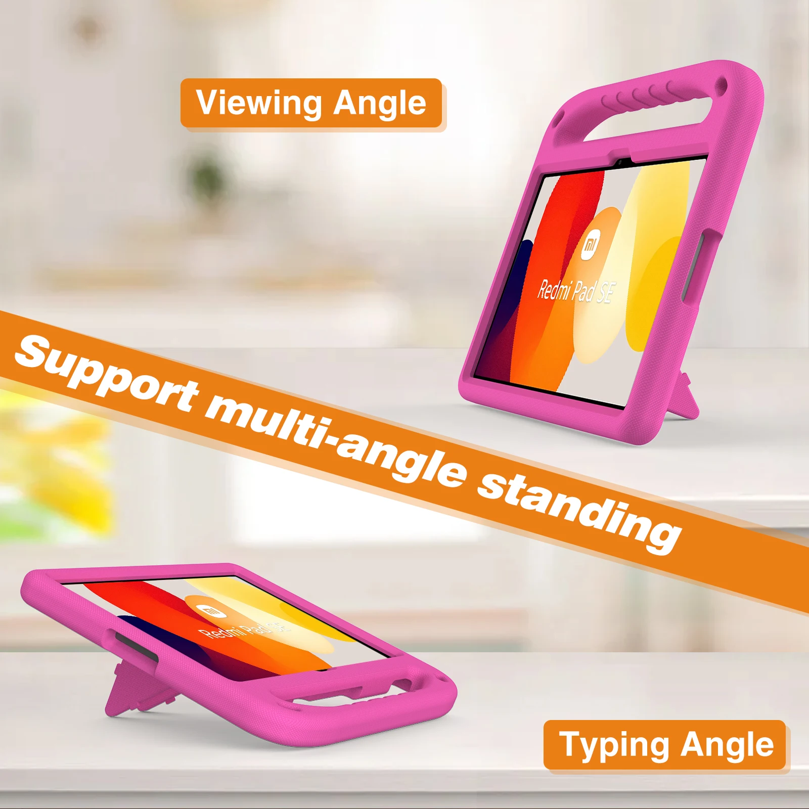 Funda EVA para Xiaomi Redmi Pad SE 11 2023 Pad 6 6Pro a prueba de golpes funda protectora de cuerpo completo con soporte para Pad 5 5Pro 4 Plus mango para niños - imagen 2