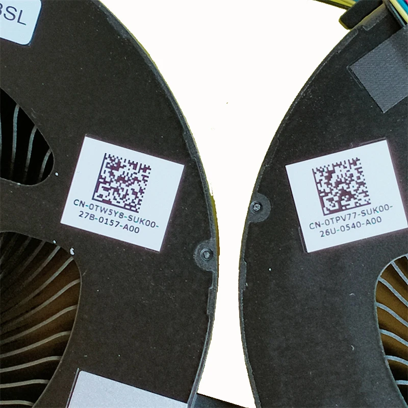 Nuevo ventilador de refrigeración Original para ordenador portátil CPU GPU para Dell Alienware Area 51M R2 0TPV77 0TW5Y8 12V RTX3080 - imagen 5