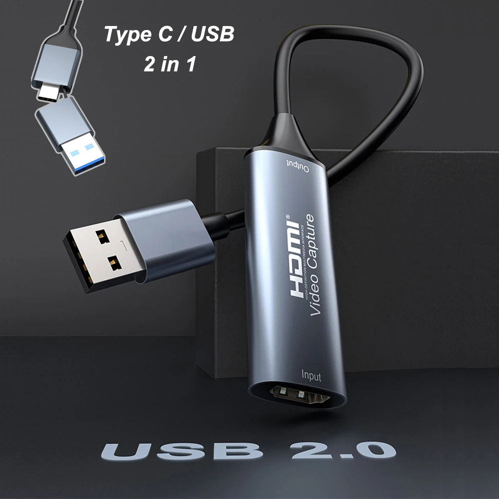 MS2130 4K USB 3,0 tipo C USB 2,0 tarjeta de captura de vídeo 1080P HDMI grabador de vídeo transmisión en vivo para PS5 Xbox cámara PC - imagen 4