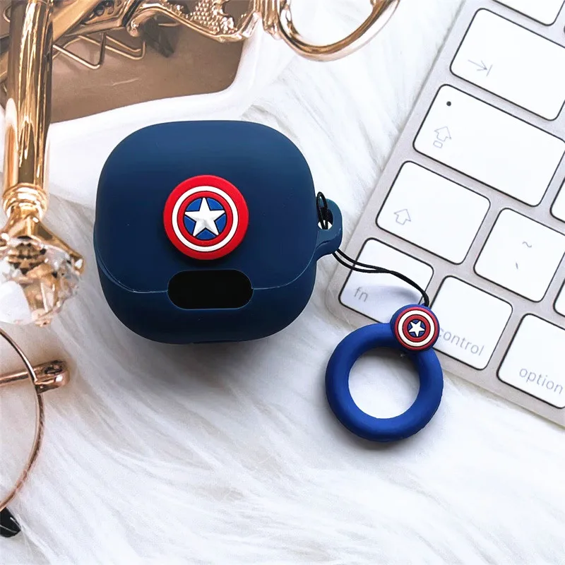 Miniso-funda de silicona con dibujos animados para auriculares, carcasa protectora con cordón para Anker Soundcore liberty 4 NC - imagen 3