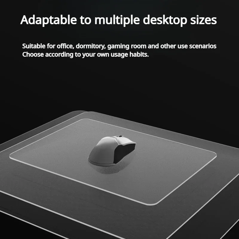 ECHOME-alfombrilla de ratón de cristal para juegos FPS, alfombrilla de escritorio suave para ordenador y oficina, accesorios para juegos, regalo - imagen 5