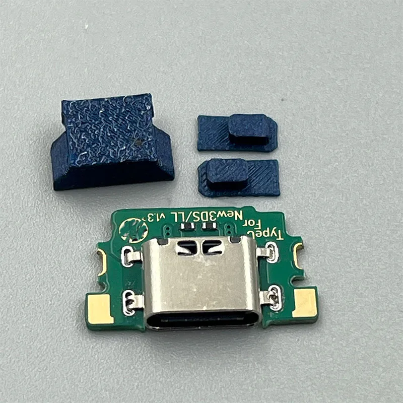 YUXI 1 Juego de puerto USB DIY USB-C tipo C puerto de carga reemplazo para Nintendo nuevo conector de consola 3DS XL LL - imagen 5