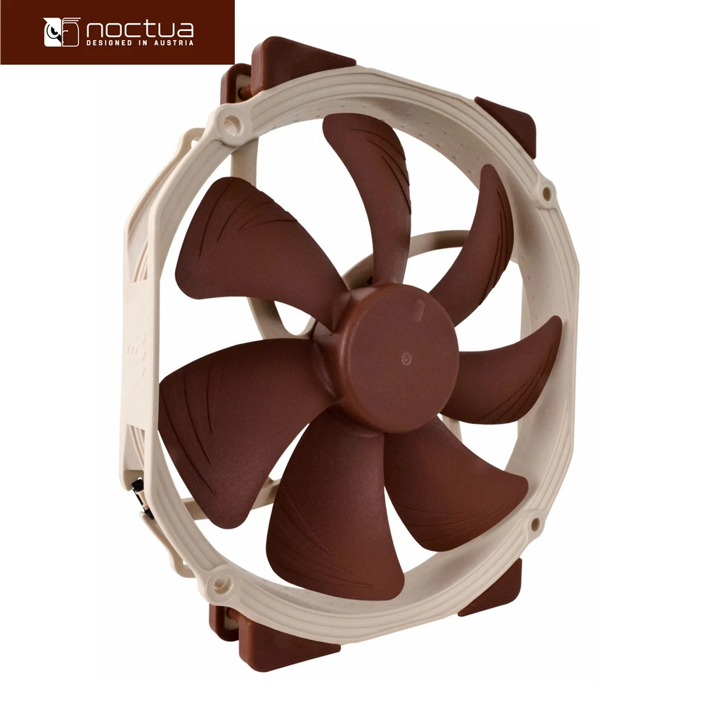 Ventiladores Noctua NF-A15 PWM, 150x140x25 mm, 1200 rpm, 19,2 dBa, marco redondo de 140 mm con ventiladores de rendimiento de 150 mm de ancho, ventiladores para case de computadora. - imagen 2