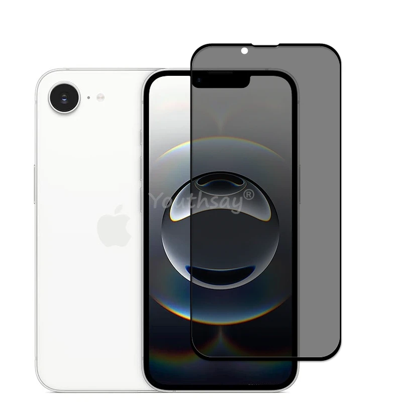 Vidrio de pantalla de privacidad para iPhone 16e, película protectora antiespía para iPhone 16e, vidrio templado para iPhone 16e 16 Pro Max - imagen 2