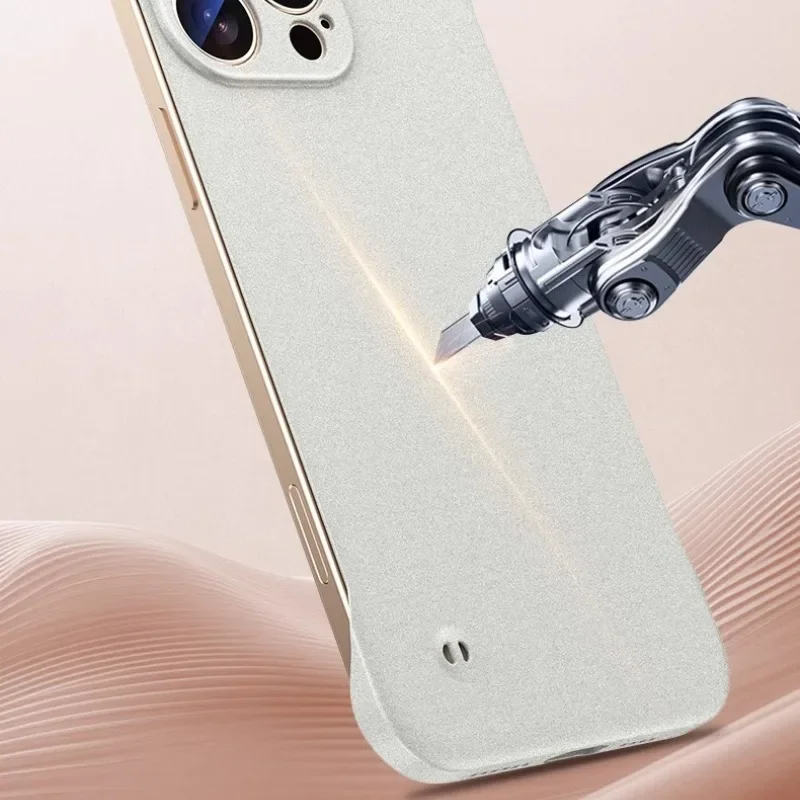 Funda para vivo X300 Pro, funda a prueba de golpes de piedra arenisca sin marco para VIVO X300 X300Pro, cubierta protectora de lente de PC dura ultrafina - imagen 5