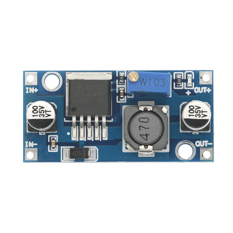 Módulo de fuente de alimentación DC-DC LM2596s, reductor ajustable 3A, regulador de voltaje LM2596, 24V, 12V, 5V, 3V - imagen 5