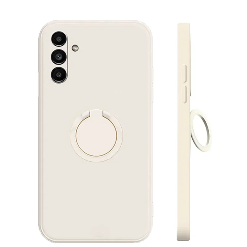 Funda de silicona cuadrada con anillo de dedo 360 para Samsung Galaxy A16 A06 5G, funda con soporte para teléfono - imagen 2