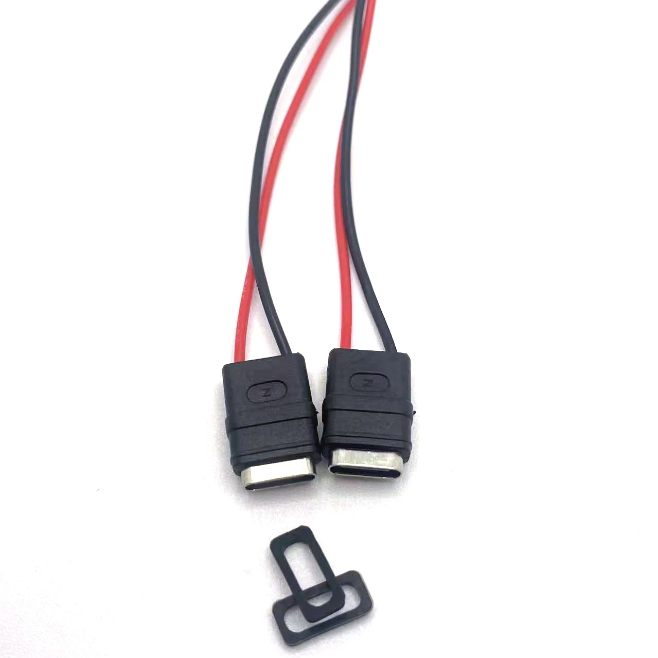 Conector de puerto de carga tipo toma de corriente tipo cable de soldadura de 2 pines y 4 pines base hembra tipo C impermeable con cable enchufe de carga de 8,5 CM - imagen 4