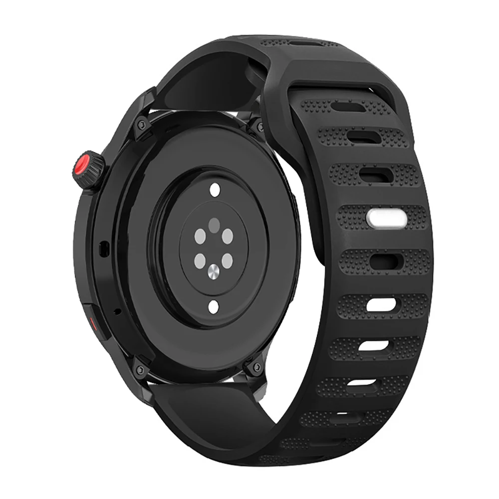 Correa deportiva de silicona transpirable para reloj Garmin Forerunner 165 Vivoactive 5 3 Venu Sq 2 245 645 Approach S12, 20mm - imagen 2