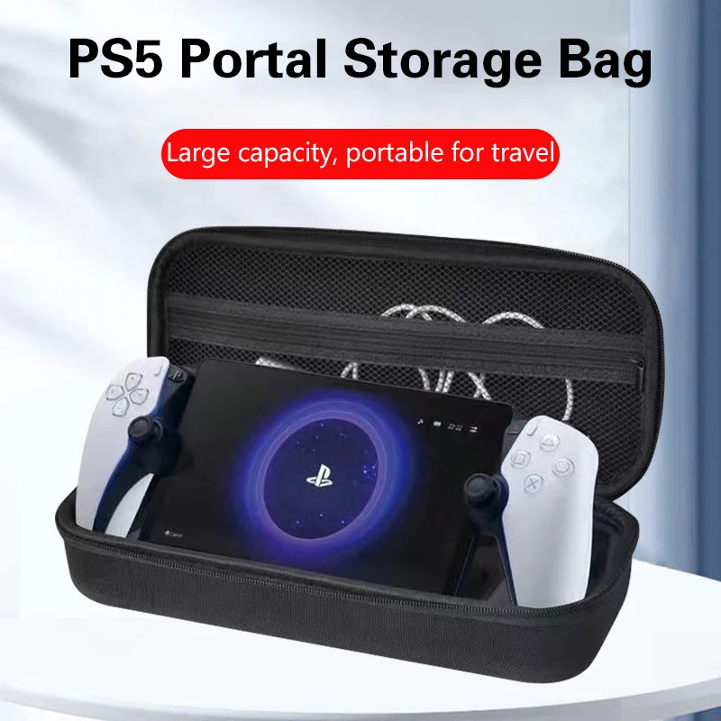 Bolsa de Estuche portátil para PS-Portal, bolsa de almacenamiento de transporte dura EVA a prueba de golpes, accesorios para consola de juegos portátil con Portal PS5 - imagen 4