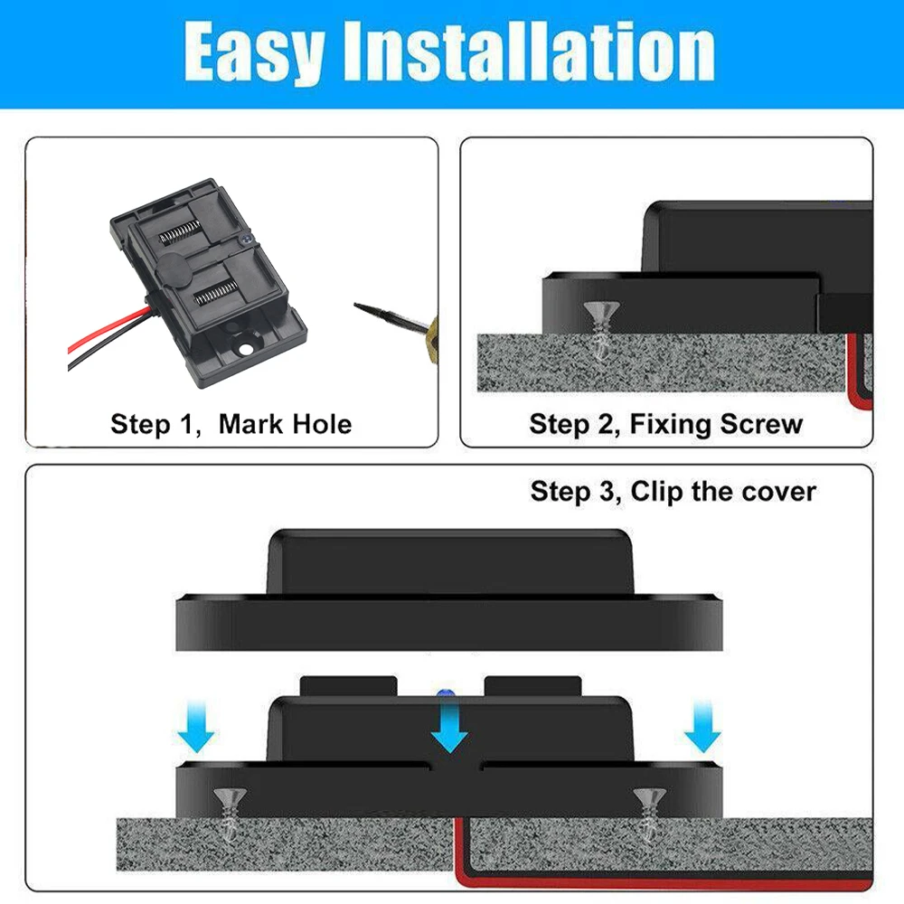 Adaptador de enchufe de cargador de autobús para coche, puertos USB duales PD tipo C de carga rápida, alimentación USB de 12V/24V con interruptor para motocicleta marina - imagen 5